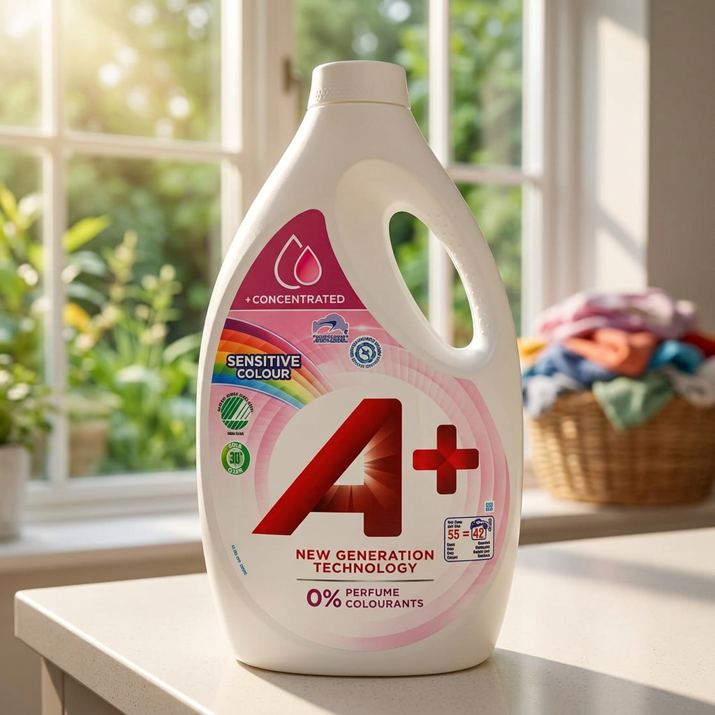 A+ Sensitive Colour i lyst vaskerum med udsigt til haven