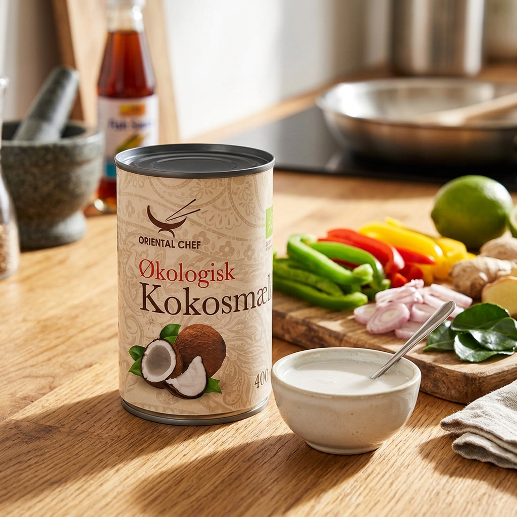 Oriental Chef kokosmælk ved grøntsager og kokossauce
