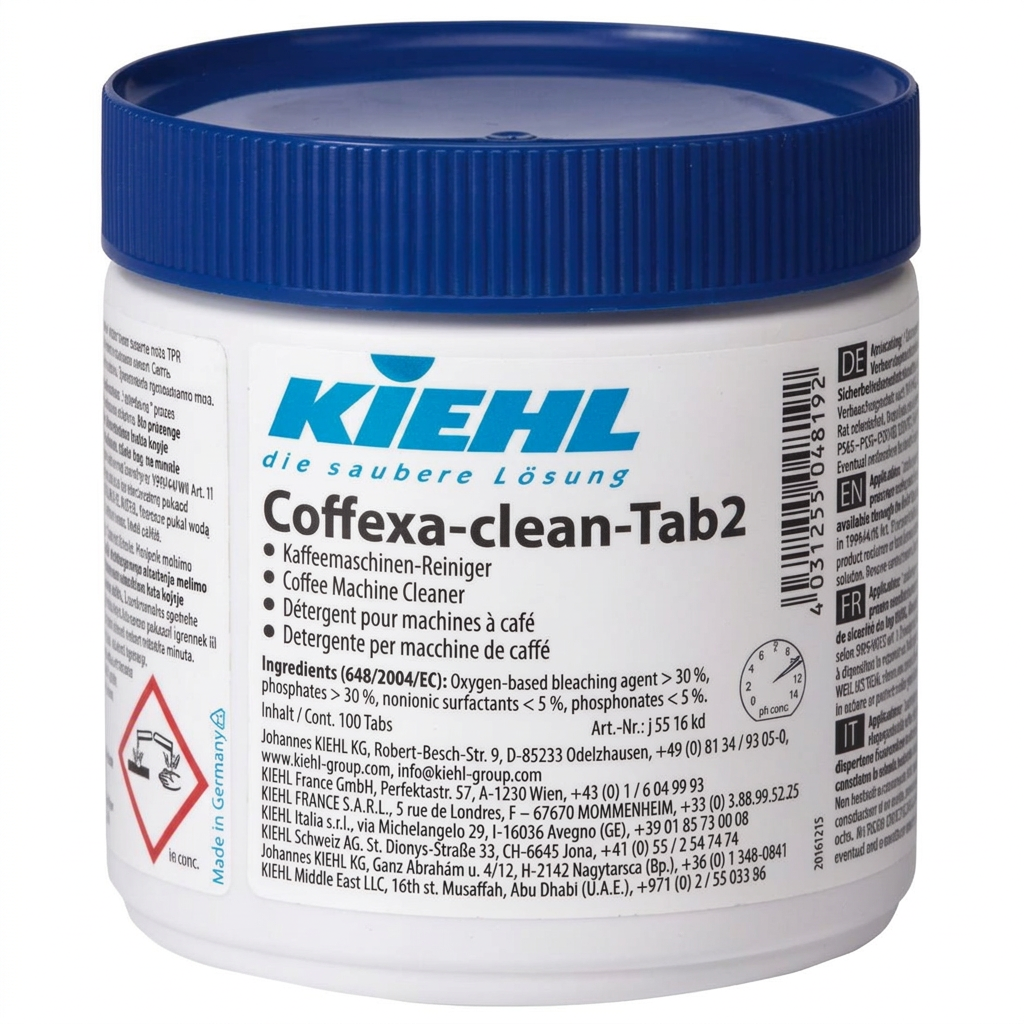 Kiehl Coffexano-clean-Tab2, dåse med 100 tabletter, salgspakke med to dåser