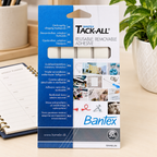 Bantex Tack-All hæftemasse ved kalender og plante i hjemmekontor, genereret miljøbillede