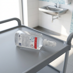 Tork S4 gelrefill på servicevogn ved lyse vaskefaciliteter