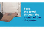 Dispenser Håndklædeark Tork H5 Mini PeakServe Sort