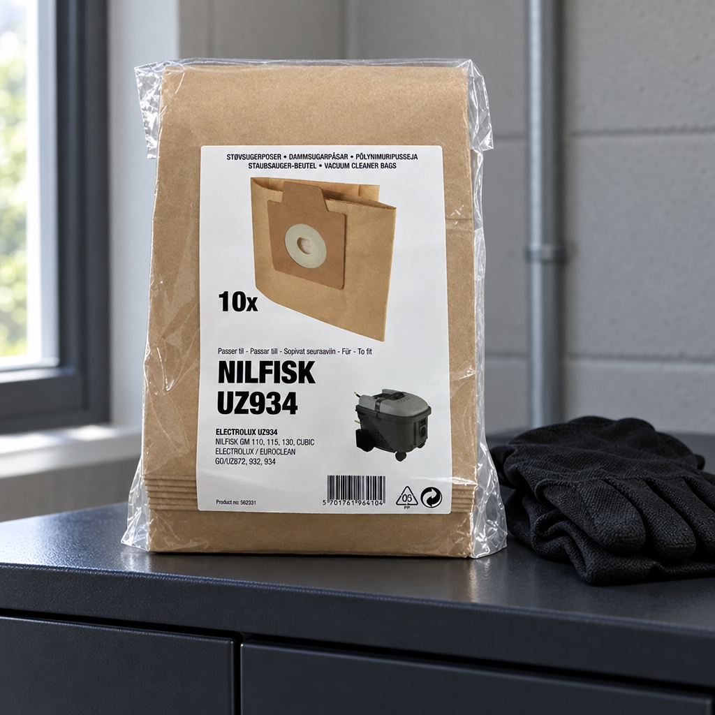 Støvsugerposer til Nilfisk UZ934, uoriginale, 10 stk.