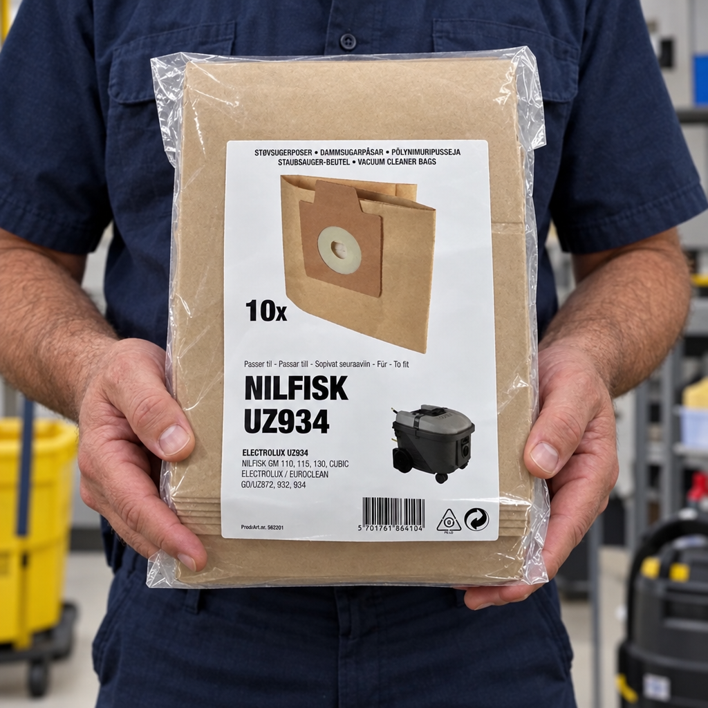 Støvsugerposer til Nilfisk UZ934, uoriginale, 10 stk.
