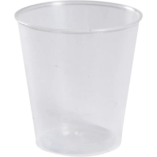 Shotglas Flergangs PP 2/3cl 4cm 50x20 stk