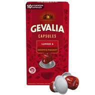 Kaffekapsler Gevalia Lungo 6, 1 pakke a 10 stk