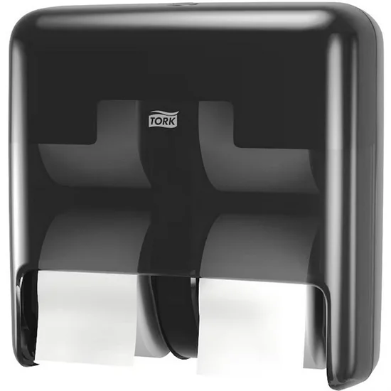 Dispenser Tork OptiServe T7 4 ruller uden hylse Sort